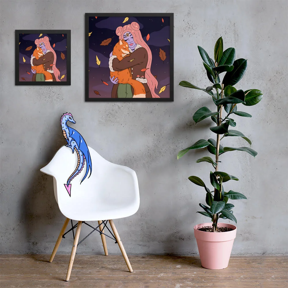 Fox Hug Print — Robin Eisenberg